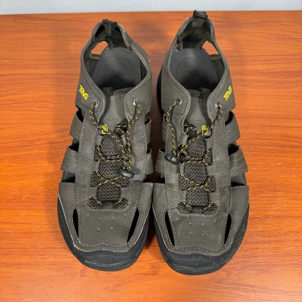 Teva Forebay Mens Hiking Sandals Trail Outdoor Collapsible Heel Size 14 Gorpcore